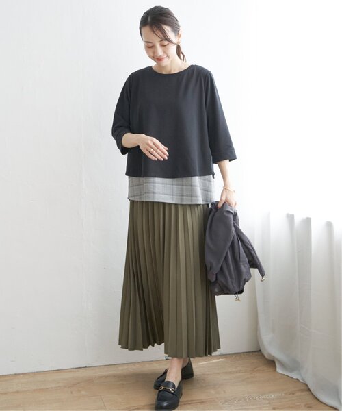 ikka（イッカ）の「【2WAY】リバーシブルスカート（スカート・レディース・チャコールグレー/ベージュ/オリーブ・M/L/S）」の17枚目の写真