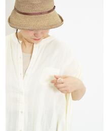 Samansa Mos2 | インド楊柳花柄ジャカードチュニック(シャツ/ブラウス)