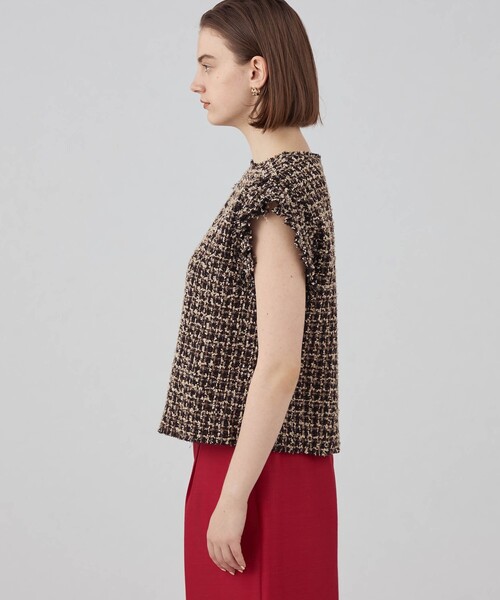 BALLSEY(ボールジィ)の「Alissa フリルフレンチブラウス(その他トップス・レディース・ブラック系その他・36)」の8枚目の写真