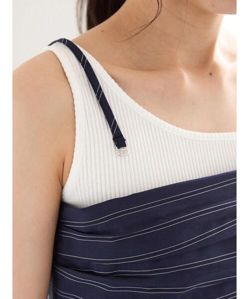 【セール】ストライプベアワンピース（ワンピース）｜Te chichi（テチチ）