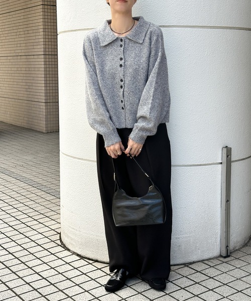 セール】ボタンアップポロカーディガン（カーディガン/ボレロ