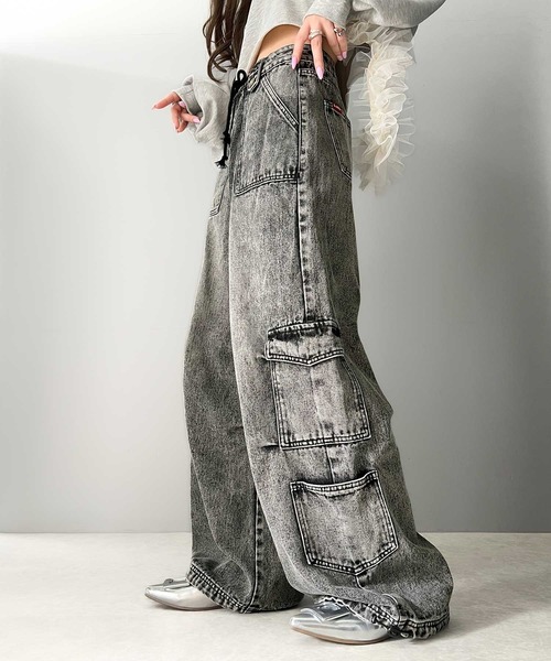 セール】《Javaジャバコラボ》旬なこなれ感。ヴィンテージ加工裾