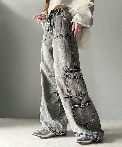 セール】《Javaジャバコラボ》旬なこなれ感。ヴィンテージ加工裾