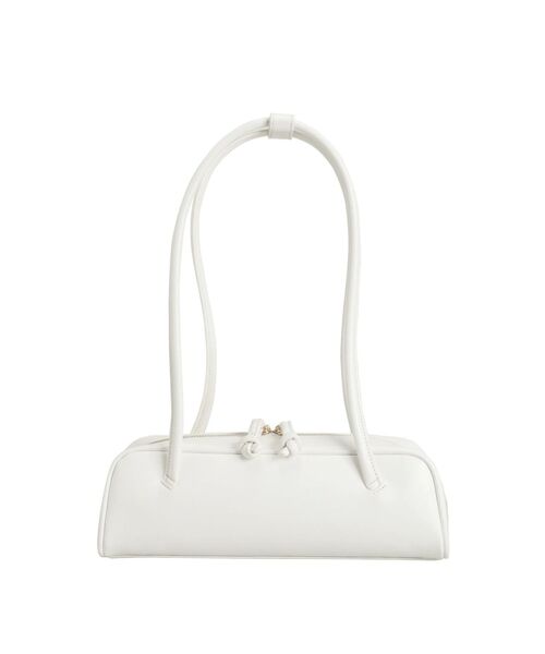 LAGUNAMOON(ラグナムーン)の「スムースタッチミニボストン(ショルダーバッグ・レディース・ブラック/アイボリー/ホワイト・FREE)」の10枚目の写真