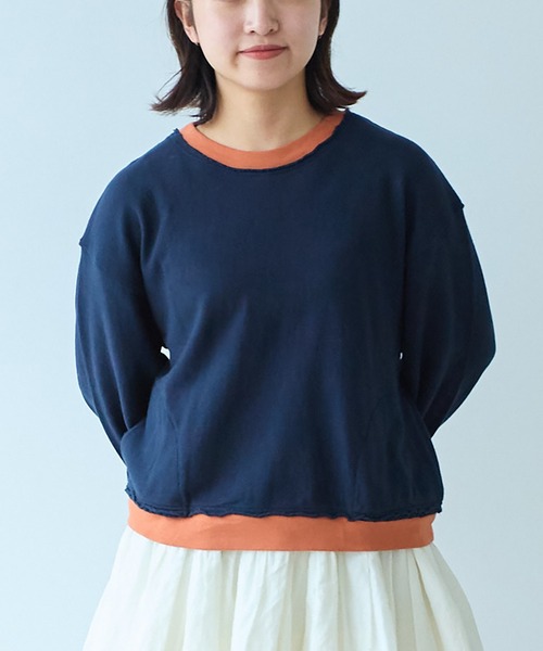 bulle de savon(ビュルデサボン)の「ZIGZAGニット プルオーバー(Tシャツ/カットソー・レディース・アイボリー/ネイビー・FREE)」の20枚目の写真
