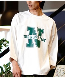 THE NORTH FACE（ザノースフェイス）の「THE NORTH FACE/ザ・ノース・フェイス 3/4 FOOTBALL TEE ロンT/長袖Tシャツ H/S  NT82438（Tシャツ/カットソー・レディース）」