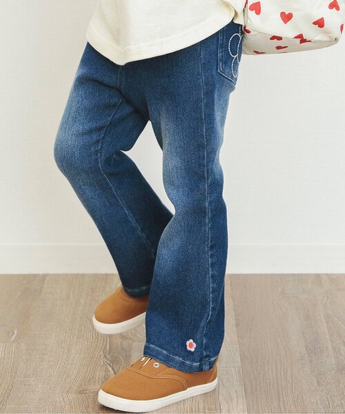 BREEZE（ブリーズ）の「フレア【エブリパンツ】（その他パンツ・キッズ・ライム/ラベンダー/サックスブルー/ブルー・110/100/90/80/140/130/120）」の4枚目の写真