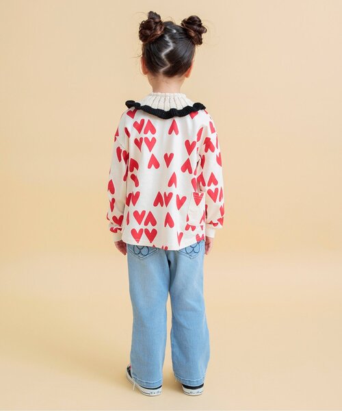 BREEZE（ブリーズ）の「フレア【エブリパンツ】（その他パンツ・キッズ・ライム/ラベンダー/サックスブルー/ブルー・110/100/90/80/140/130/120）」の6枚目の写真