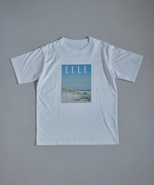 【セール】【ELLE×NERGY】UV Collaboration T-shirts（Tシャツ/カットソー）｜ELLE（エル）
