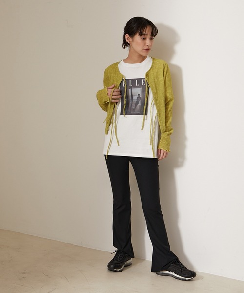 【セール】【ELLE×NERGY】UV Collaboration T-shirts（Tシャツ/カットソー）｜ELLE（エル）