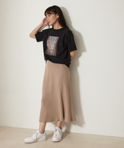 【セール】【ELLE×NERGY】UV Collaboration T-shirts（Tシャツ/カットソー）｜ELLE（エル）