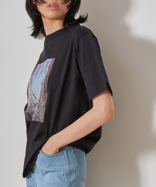 【セール】【ELLE×NERGY】UV Collaboration T-shirts（Tシャツ/カットソー）｜ELLE（エル）