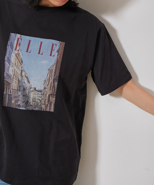 【セール】【ELLE×NERGY】UV Collaboration T-shirts（Tシャツ/カットソー）｜ELLE（エル）