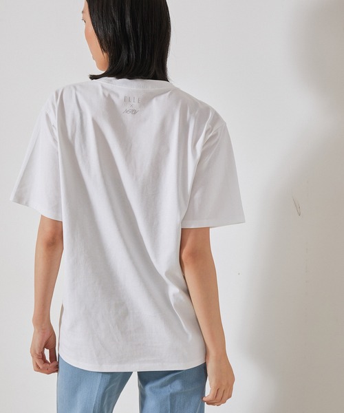 【セール】【ELLE×NERGY】UV Collaboration T-shirts（Tシャツ/カットソー）｜ELLE（エル）