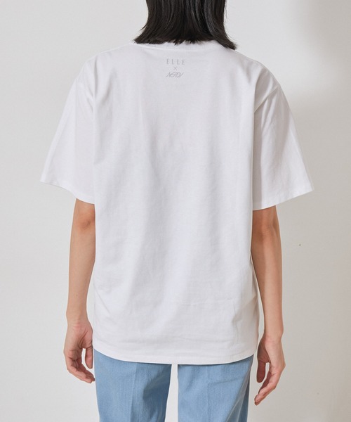 【セール】【ELLE×NERGY】UV Collaboration T-shirts（Tシャツ/カットソー）｜ELLE（エル）