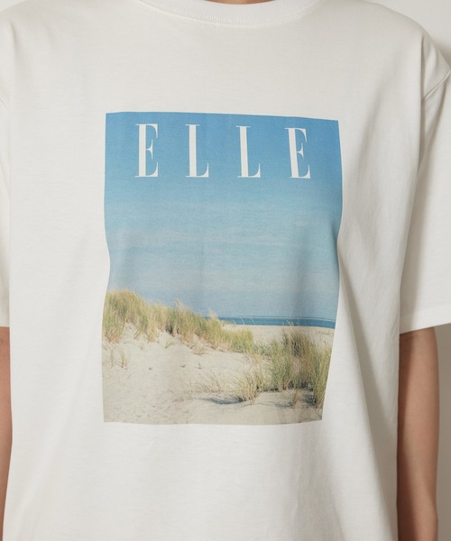 【セール】【ELLE×NERGY】UV Collaboration T-shirts（Tシャツ/カットソー）｜ELLE（エル）