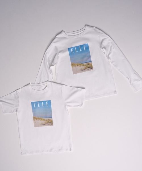 【セール】【ELLE×NERGY】UV Collaboration T-shirts（Tシャツ/カットソー）｜ELLE（エル）
