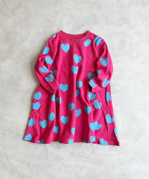 HOGAN RANCH WEAR(ホーガンランチウエア)の「キャンディペーパーナガソデワンピース(ワンピース・キッズ・パープル/ピンク/レッド/グリーン/ブルー/オフホワイト・80/90/95/100/110/120/130/140)」の5枚目の写真