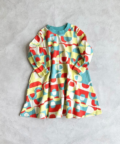 HOGAN RANCH WEAR(ホーガンランチウエア)の「キャンディペーパーナガソデワンピース(ワンピース・キッズ・パープル/ピンク/レッド/グリーン/ブルー/オフホワイト・80/90/95/100/110/120/130/140)」の4枚目の写真