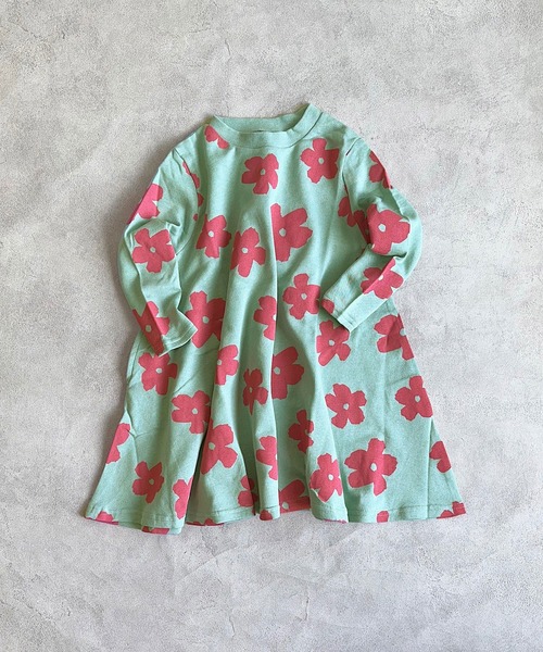 HOGAN RANCH WEAR(ホーガンランチウエア)の「キャンディペーパーナガソデワンピース(ワンピース・キッズ・パープル/ピンク/レッド/グリーン/ブルー/オフホワイト・80/90/95/100/110/120/130/140)」の3枚目の写真