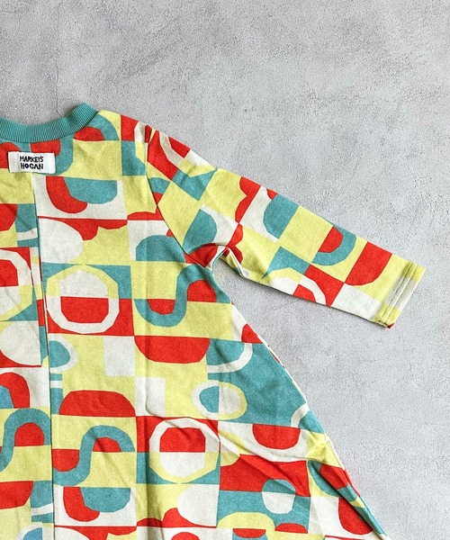 HOGAN RANCH WEAR(ホーガンランチウエア)の「キャンディペーパーナガソデワンピース(ワンピース・キッズ・パープル/ピンク/レッド/グリーン/ブルー/オフホワイト・80/90/95/100/110/120/130/140)」の9枚目の写真