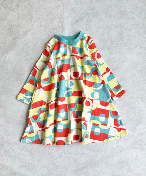 HOGAN RANCH WEAR(ホーガンランチウエア)の「キャンディペーパーナガソデワンピース(ワンピース・キッズ・パープル/ピンク/レッド/グリーン/ブルー/オフホワイト・80/90/95/100/110/120/130/140)」の7枚目の写真