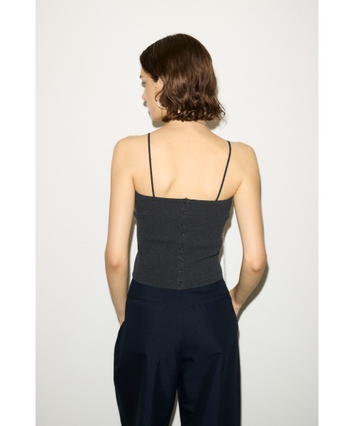 THROW by SLY（スローバイスライ）の「THROW 2WAY KNIT BANDEAU 2ウェイ ニット ブラジャー（キャミソール・レディース・オレンジ/ダークグレー・FREE）」の9枚目の写真