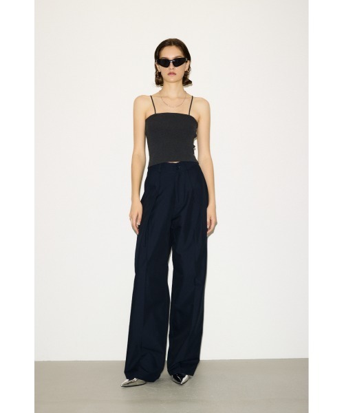 THROW by SLY（スローバイスライ）の「THROW 2WAY KNIT BANDEAU 2ウェイ ニット ブラジャー（キャミソール・レディース・オレンジ/ダークグレー・FREE）」の8枚目の写真