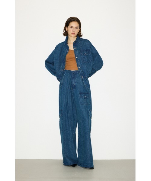 THROW by SLY（スローバイスライ）の「THROW 2WAY KNIT BANDEAU 2ウェイ ニット ブラジャー（キャミソール・レディース・オレンジ/ダークグレー・FREE）」の14枚目の写真