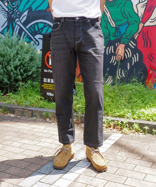 roial(ロイアル)の「DENIM/ROIAL(ロイアル)デニムパンツ ジーンズ(デニムパンツ・メンズ・ブラック/ダークインディゴブルー・X-LARGE/MEDIUM/LARGE)」の11枚目の写真