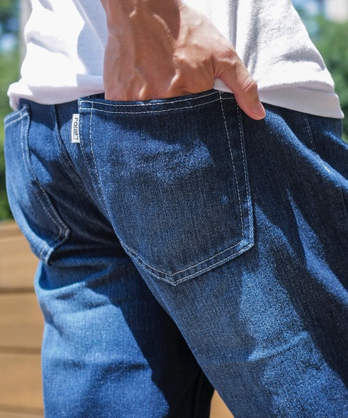 roial(ロイアル)の「DENIM/ROIAL(ロイアル)デニムパンツ ジーンズ(デニムパンツ・メンズ・ブラック/ダークインディゴブルー・X-LARGE/MEDIUM/LARGE)」の7枚目の写真