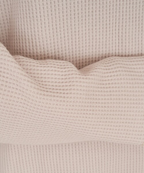 FREAK'S STORE（フリークスストア）の「限定展開　ワッフル クルーネック チュニック プルオーバー（Tシャツ/カットソー・レディース・イエロー/ベージュ/ライトグレー/ブラック/オリーブ/ナチュラル/ブルー・ﾌﾘ-）」の18枚目の写真