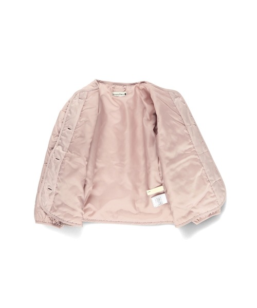 BRANSHES（ブランシェス）の「ハートキルティングジャケット（ブルゾン・キッズ・ブラック/ピンク・140cm/150cm/90cm/100cm/110cm/120cm/130cm）」の7枚目の写真
