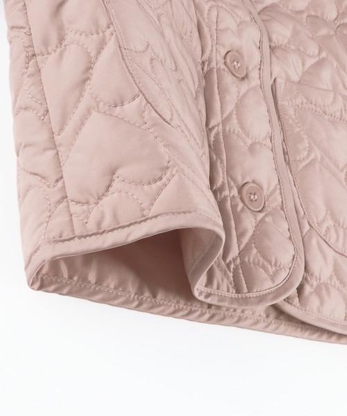 BRANSHES（ブランシェス）の「ハートキルティングジャケット（ブルゾン・キッズ・ブラック/ピンク・140cm/150cm/90cm/100cm/110cm/120cm/130cm）」の14枚目の写真