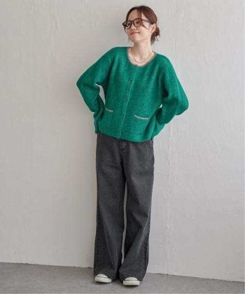 LBC（エルビーシー）の「【選べるセットアップ】LBC ワイドストレートデニムパンツ（デニムパンツ・レディース・ネイビー/ブラック/マスタード・L/M）」の8枚目の写真