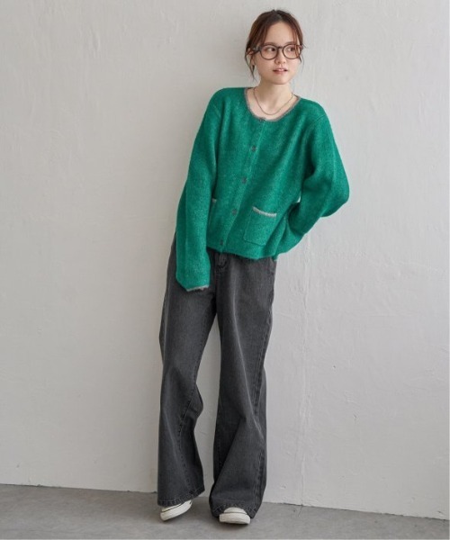 LBC（エルビーシー）の「【選べるセットアップ】LBC ワイドストレートデニムパンツ（デニムパンツ・レディース・ネイビー/ブラック/マスタード・L/M）」の9枚目の写真