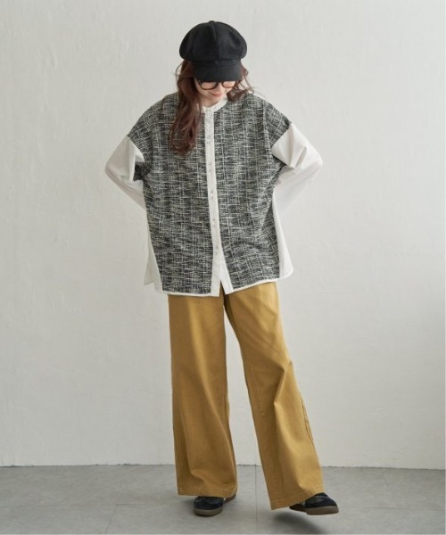 LBC（エルビーシー）の「【選べるセットアップ】LBC ワイドストレートデニムパンツ（デニムパンツ・レディース・ネイビー/ブラック/マスタード・L/M）」の12枚目の写真