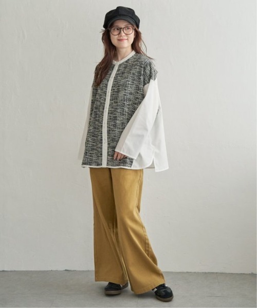 LBC（エルビーシー）の「【選べるセットアップ】LBC ワイドストレートデニムパンツ（デニムパンツ・レディース・ネイビー/ブラック/マスタード・L/M）」の13枚目の写真