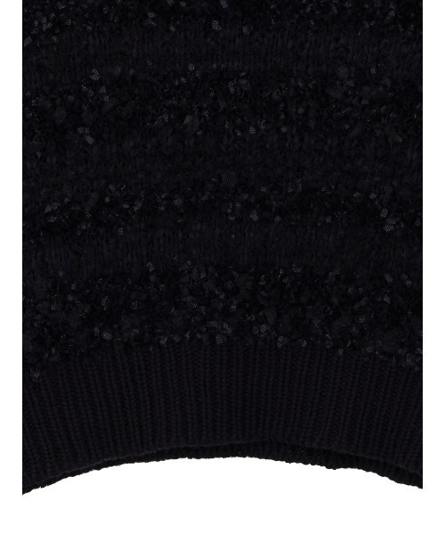 【極美品】AMERI RIBBON TAPE SHORT KNIT TOP Ameri（アメリ）の「RIBBON TAPE SHORT KNIT TOP（ニット