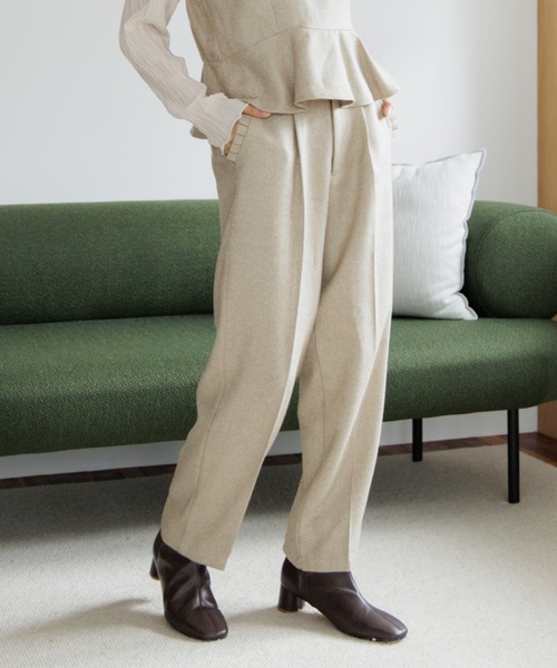 flower(フラワー)の「スウィートフリルパンツ(その他パンツ・レディース・ベージュ/ブラック/ブラウン・FREE/MEDIUM)」の3枚目の写真