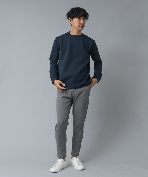 NOLLEY’S（ノーリーズ）の「【ACTIVE SECT】《限定展開 / 吸水速乾 / 抗菌防臭》ファンクショナルダンボールロンT（Tシャツ/カットソー・メンズ・ホワイト/ブラック/ダークネイビー/グレイッシュブルー・S/L/XL/M）」の12枚目の写真