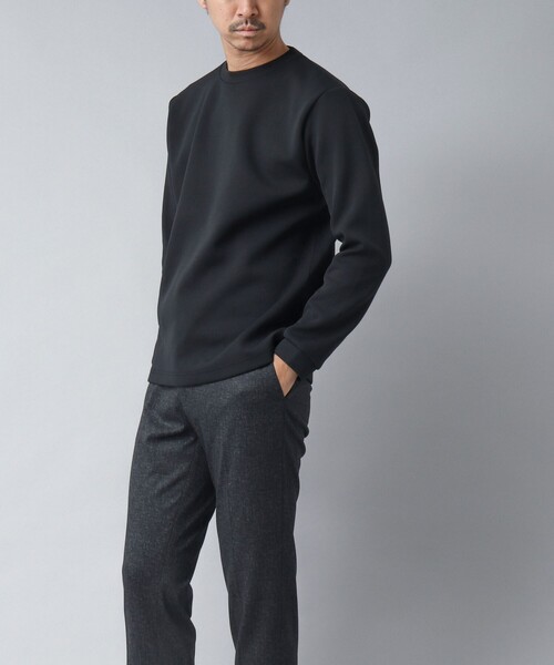 NOLLEY’S（ノーリーズ）の「【ACTIVE SECT】《限定展開 / 吸水速乾 / 抗菌防臭》ファンクショナルダンボールロンT（Tシャツ/カットソー・メンズ・ホワイト/ブラック/ダークネイビー/グレイッシュブルー・S/L/XL/M）」の20枚目の写真