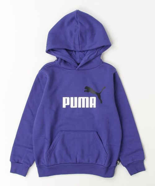 PUMA（プーマ）の「プーマ PUMA ESS+ 2 COL ビッグロゴ フーディースウェット FL_（スウェット・キッズ・オリーブ/ブルー/グレー・100cm/110cm/120cm/130cm/140cm/150cm/160cm）」の3枚目の写真