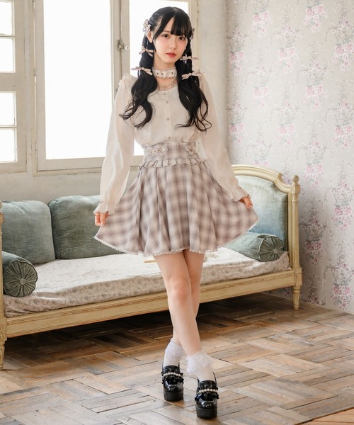 ROJITA(ロジータ)の「サイドバックルスカート(スカート・レディース・その他/ブラック/ピンク・FREE)」の5枚目の写真
