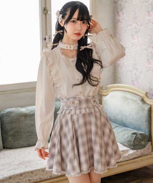 ROJITA(ロジータ)の「サイドバックルスカート(スカート・レディース・その他/ブラック/ピンク・FREE)」の8枚目の写真