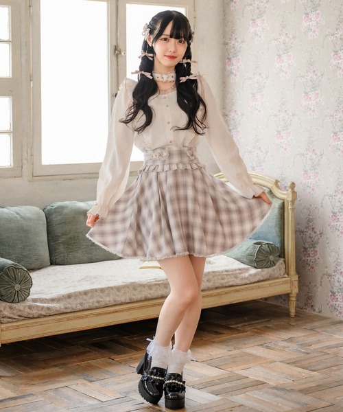 新品、未使用【prêt-à-porter・DatteCageスカート 】Lサイズ