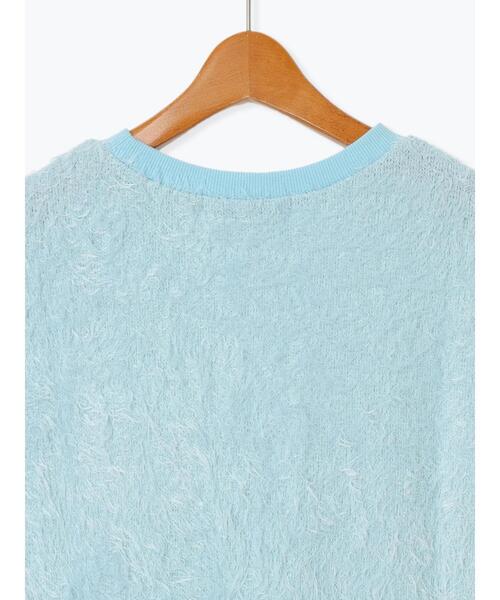 Lugnoncure(ルノンキュール)の「フリンジカットベスト(その他トップス・レディース・ブルー/オフホワイト/ブラック・F)」の22枚目の写真