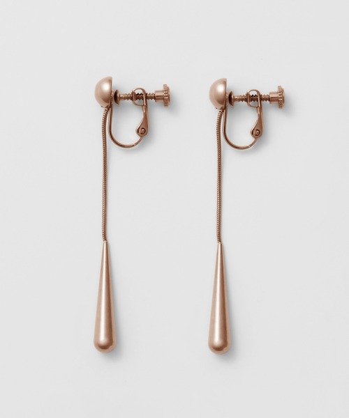 ciite' surgical stainless（シーテサージカルステンレス）の「【 金属アレルギー対応 】 ドロップモチーフイヤリング サージカルステンレス   (両耳用)（イヤリング・レディース・ゴールド/シルバー・FREE）」の20枚目の写真