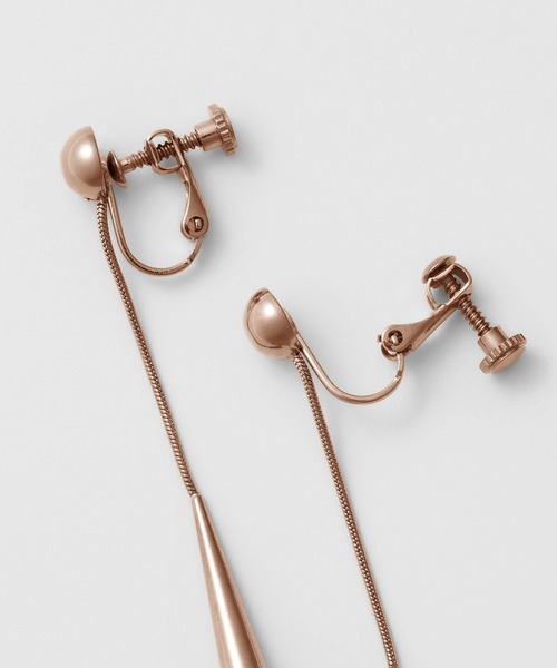 ciite' surgical stainless（シーテサージカルステンレス）の「【 金属アレルギー対応 】 ドロップモチーフイヤリング サージカルステンレス   (両耳用)（イヤリング・レディース・ゴールド/シルバー・FREE）」の21枚目の写真
