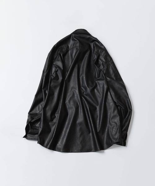 セール】シンセティックレザー L/Sシャツ / SYNTHETIC LEATHER L